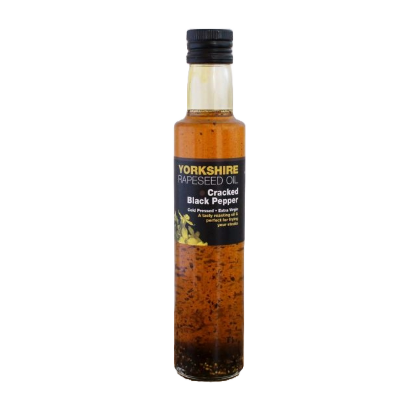 YORKSHIRE RAPESEED OIL WITH CRACKED BLACK PEPPER