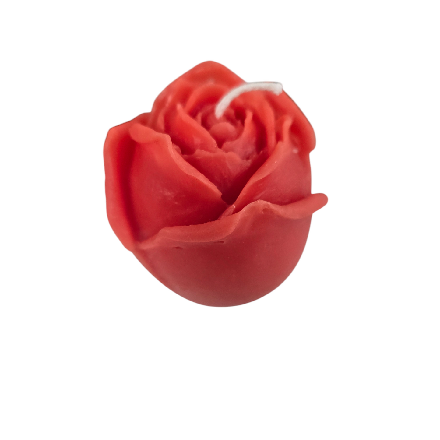 Red Rose Beeswax Candle