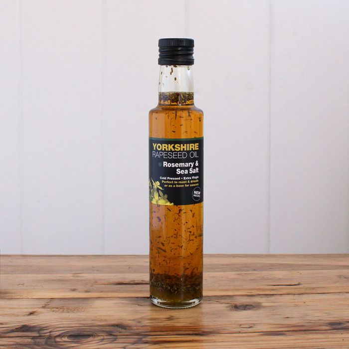 YORKSHIRE RAPESEED OIL WITH ROSEMARY & SEA SALT