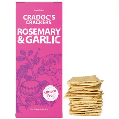 Rosemary & Garlic Crackers