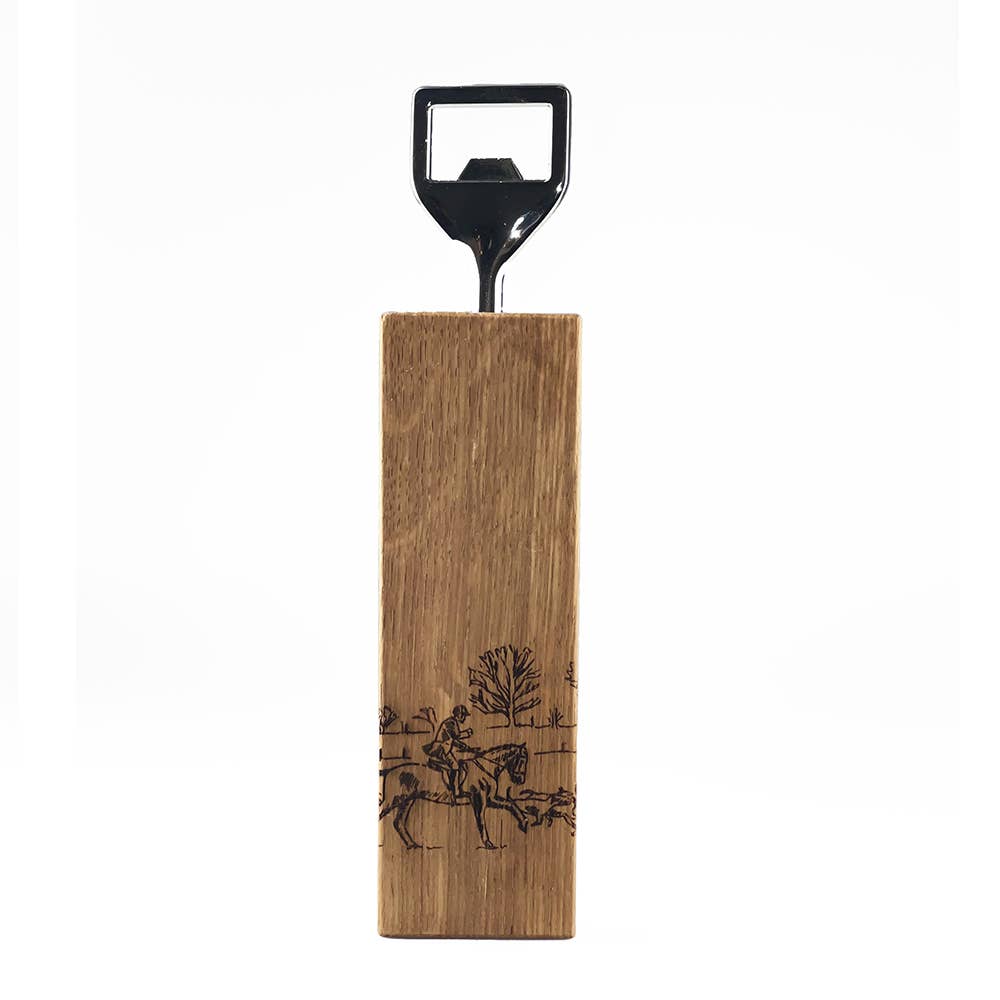 Oak Bottle Opener - Hunting