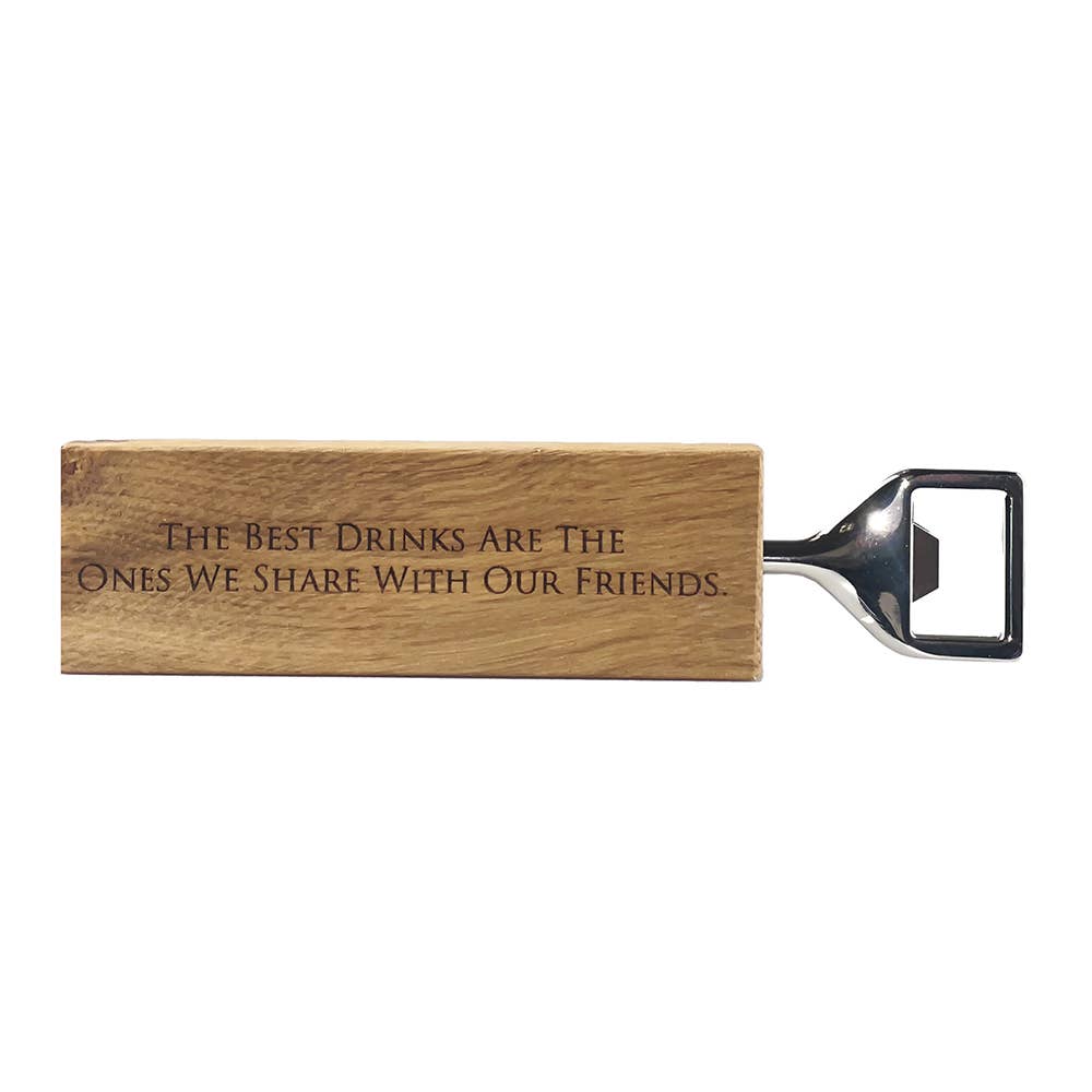 Oak Bottle Opener - FRIENDS