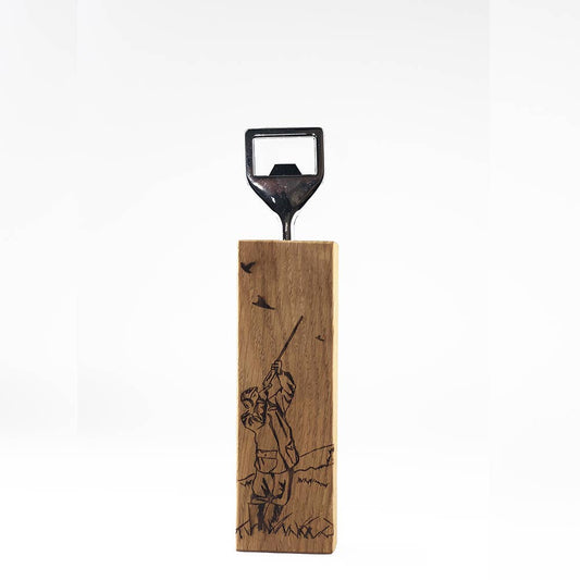 Oak Bottle Opener - Shooting