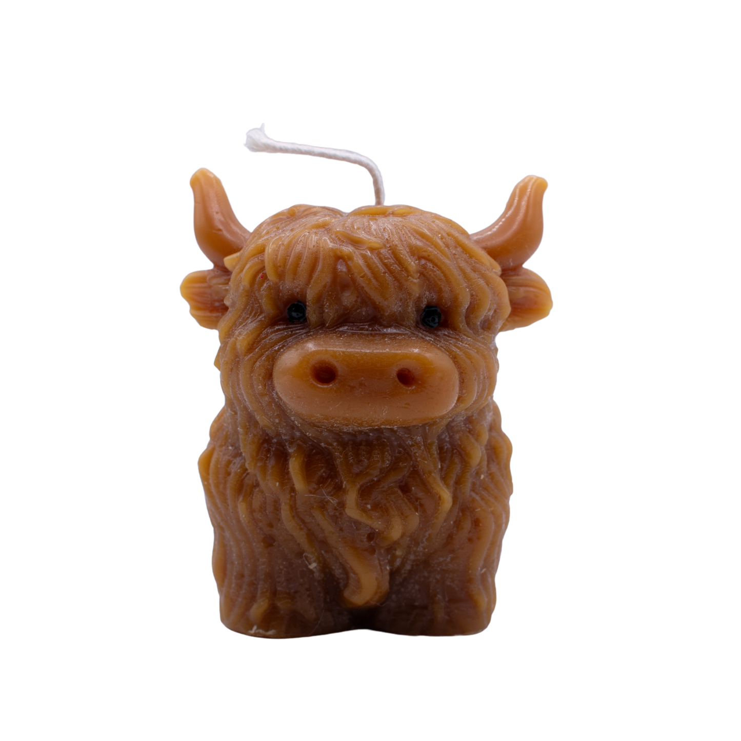 Highland Cow Beeswax Candle