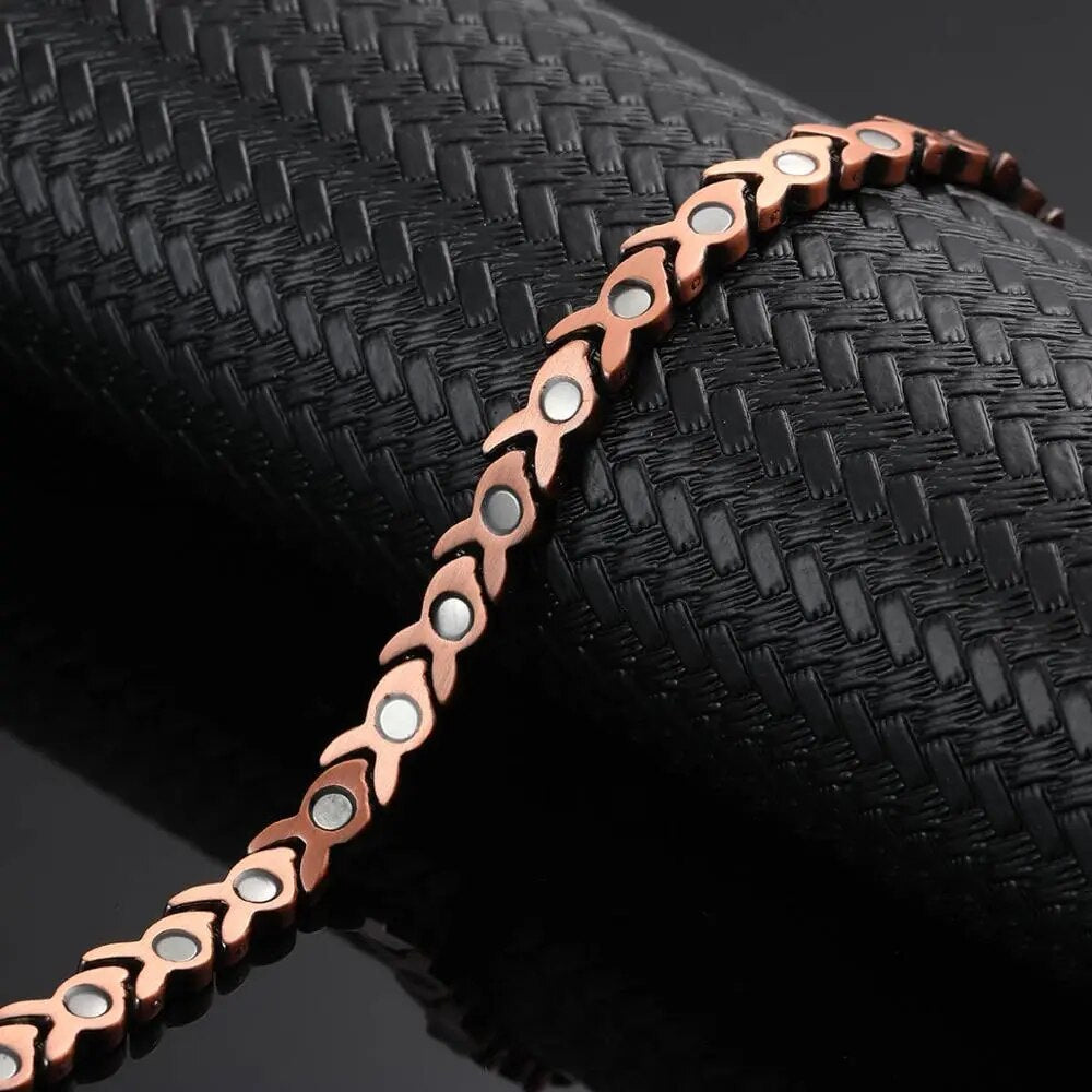 Pure Copper Magnetic Bio Energy Bracelets & Bangles for Women