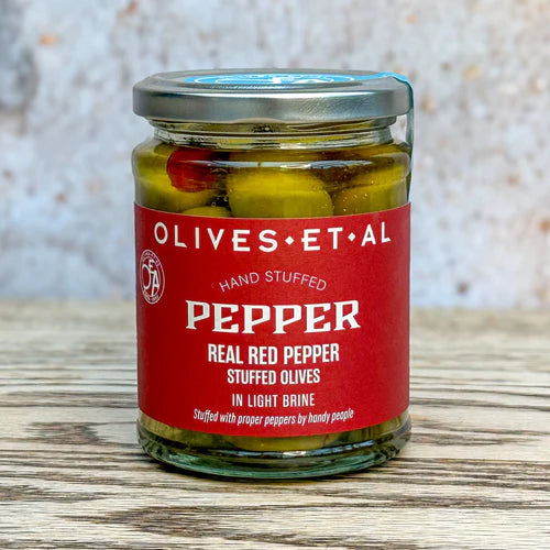 Red Pepper Stuffed Olives