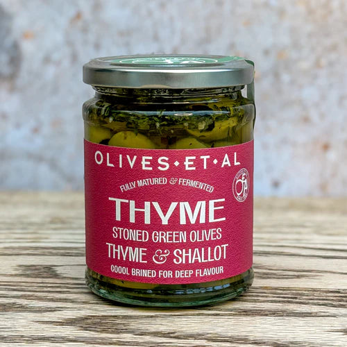 Thyme & Shallot Green Olives