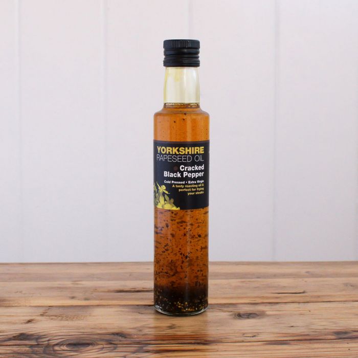 YORKSHIRE RAPESEED OIL WITH CRACKED BLACK PEPPER – More Bees Please Shop