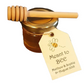 Honey Wedding Favour's with Honey Dipper & Personalised Label
