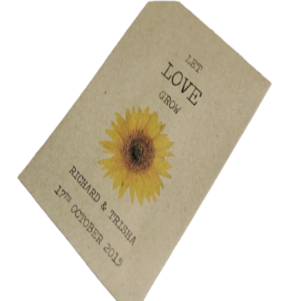 Wild Flower Seeds Wedding Favour - Personalised