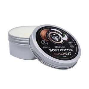 Beeswax Coconut Body Butter, handmade by More Bees Please
