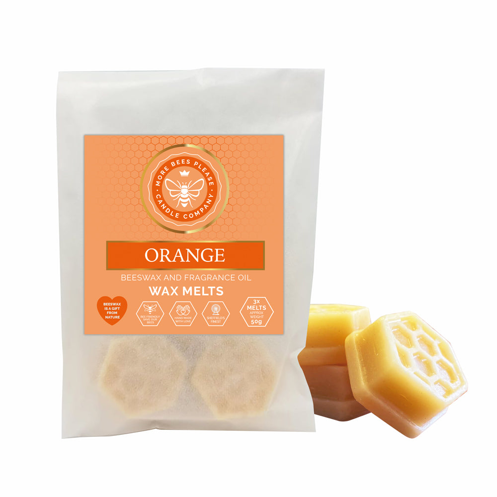 Orange Wax Melts – More Bees Please Shop