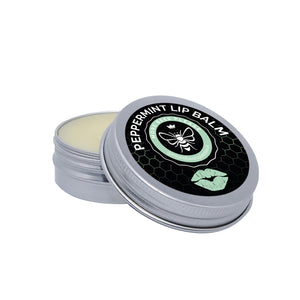 Peppermint Beeswax Lip Balm, handmade by More Bees Please