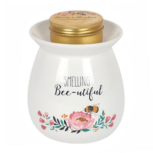 'Smelling Bee-utiful' Wax Melt Burner Gift Set, from More Bees Please